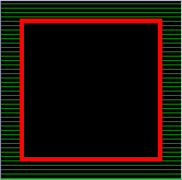 プレビュー領域中央の矩形範囲がぴったり表示される大きさが、プレビューウィンドウの初期サイズです。